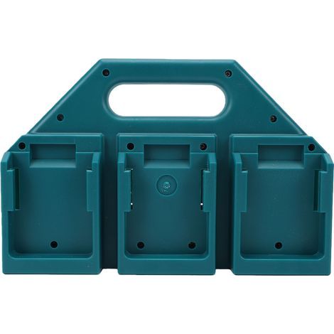 Support de stockage à 6 emplacements adapté pour Makita BL1830 BL1850 BL1840 BL1845 BL1815 BL1820 BL1860B, organisateur Portable de batterie 18V 14.4V, accès rapide (1/5)