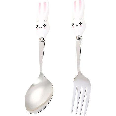 1 Kinderlöffel und -gabel