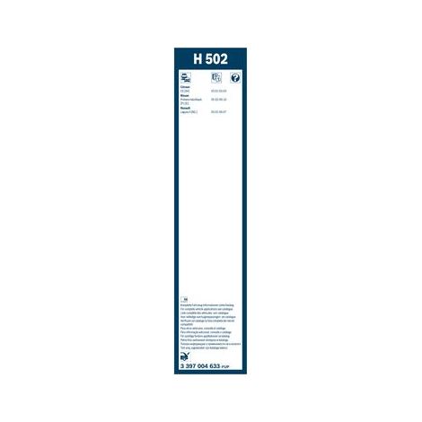 Bosch Balai d'essuie–glace arrière Rear: H502, L= 500mm – 1 balai