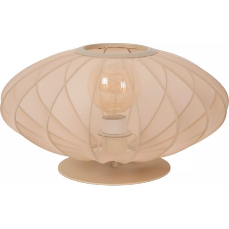 Lampada da tavolo Corina crema a rete ottone E27 Lucide (1/4)