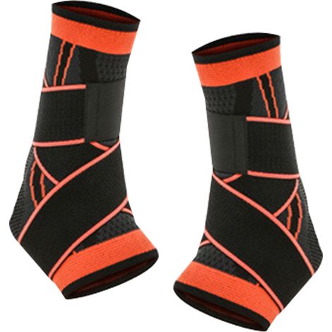 Attelle De Cheville - Élastique Nylon Et Spandex - Soutien Compressif Réglable Pour Activités Sportives - Unisexe - 1 Pièce (1/5)