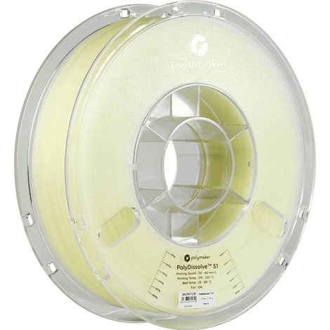 Polymaker PH01001 PolyDissolve™ S1 Filamento per stampante 3D Plastica PVA idrosolubile 1.75 mm 750 g Naturale 1 pz. (1/5)