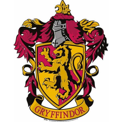 Blason en carton Maison Gryffondor Harry Potter 61X48 CM (1/4)