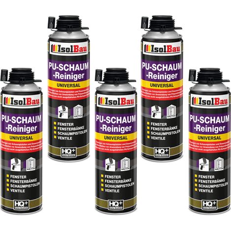 Pistolenreiniger PU Schaum Entferner 5 x 500 ml Schaumpistole Reiniger (1/5)
