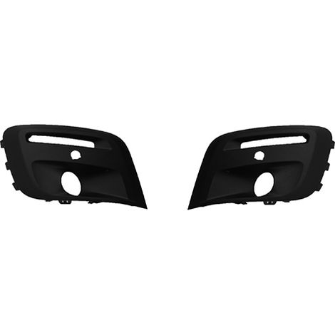 KIT MODANATURE DESTRA-SINISTRA NERO CON FENDINEBBIA CON FORI PARKASSIST - PEUGEOT - Partner 2015 -  1613564780