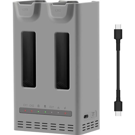 Hub de charge bidirectionnel pour drone 360 Chargeur de batterie intelligent avec charge de stockage (1/5)