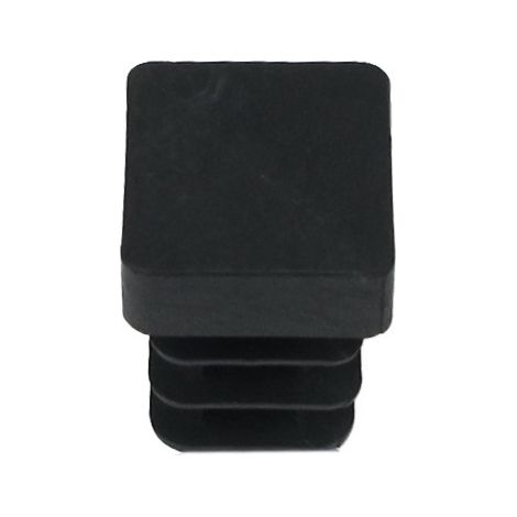 Ghiera Quadrata Interna Nera 12x12 mm. Blister 4 pezzi. (1/3)