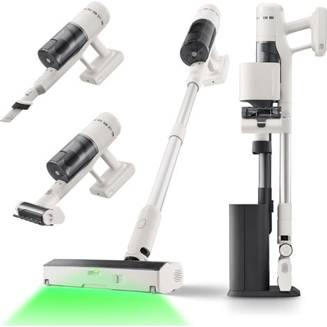 Roborock H60 Hub Akku-Staubsauger mit Absaugstation – 115 AW Saugleistung, Anti-Verheddern-Bürste, bis zu 60 Min. Laufzeit (1/5)