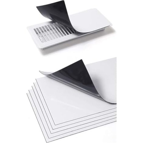 Grille de ventilation magnétique, grille de ventilation extra épaisse pour plafond et mur, 14 x 30,5 cm, 20 x 39,5 cm, déflecteur d'air pour système de contrôle d'enregistrement CVC (B) (1/5)