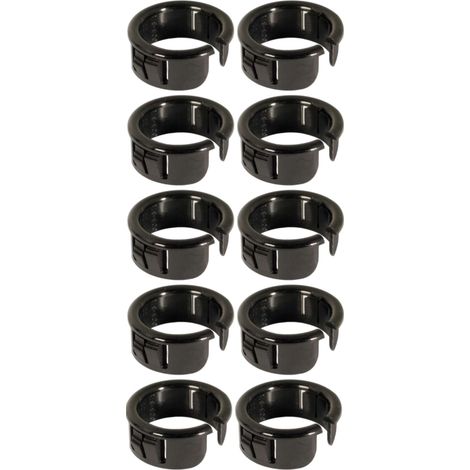Cyclingcolors – Lot de 10 passe-câbles à ouverture latérale – Protection câbles contre abrasions et coupures – Ø 11,1mm en polyamide 6.6