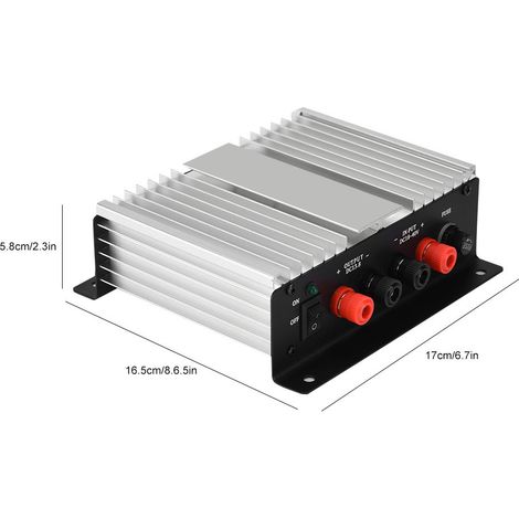 Convertisseur 24V à 13.8V 45A pour alimentation radio CB voiture et équipements électroniques (1/5)