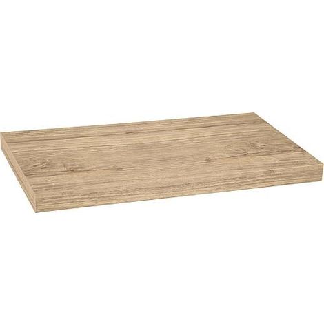 Console Blata chêne noueux sans perçage avec support 900x56x510 mm (1/2)