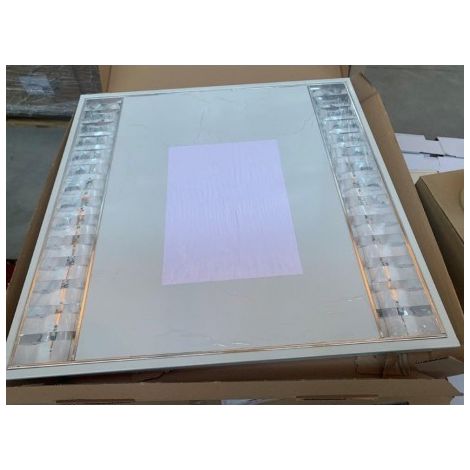 Plafonnier encastré LED 43W dalle 600x600mm (eq 2X14W) 4000K 4000lm 230V IK06 IP20 QUADRO LEDIZ DUO DIETAL 200760