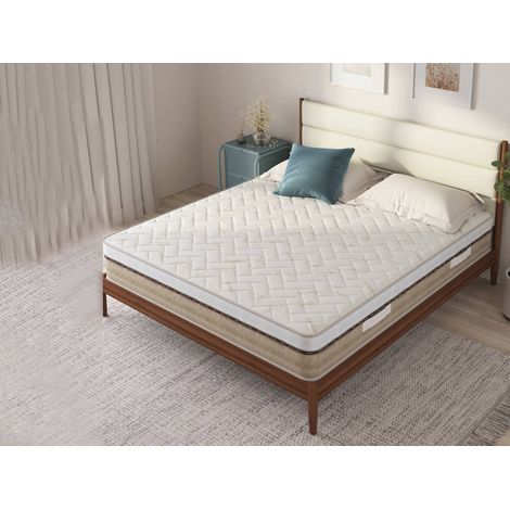 Dmora - Doppelmatratze Dlonard, Hochwertige Matratze, ergonomische Matratze, Taschenfederkernmatratze, 100 % Made in Italy, 140x200h25 cm (1/5)