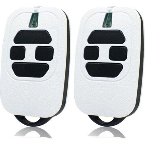 Télécommande portative pour portail garage – Lot de 2 émetteurs 433,92 MHz compatibles DEA GTI2 et GTI4