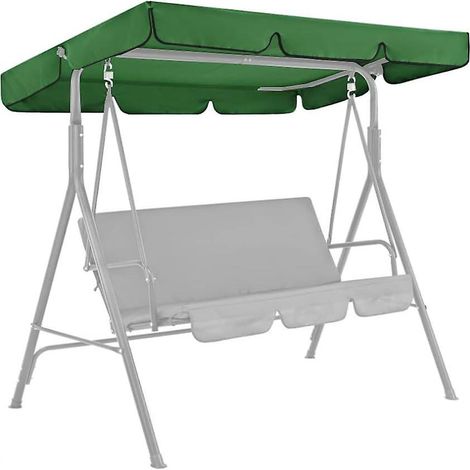 Swing Protective Cover, Outdoor Garden Swing Covers, Waterproof Outdoor Canopy, 3 Seat Rocking Chair Sunshade (green, 195 X 125 X 15 Cm) (1/5)