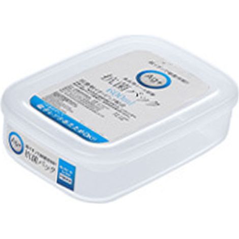 Kühlschrank-Organizerbox mit Deckel, stapelbar, großes Fassungsvermögen, geeignet zur Aufbewahrung von Lebensmitteln, Fleisch, Gemüse und Obst, 600 ml (1/5)