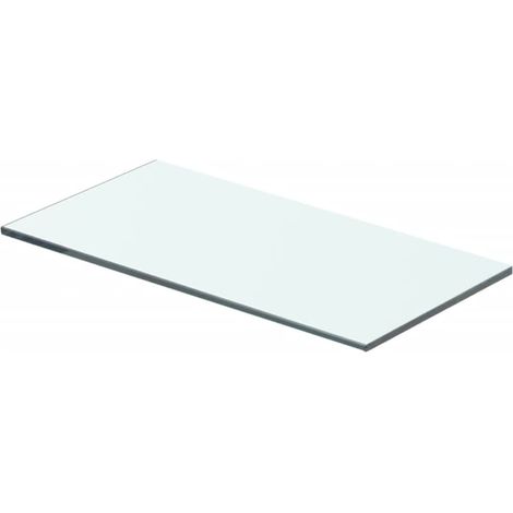 Panneau d’étagère Verre transparent 40 x 15 cm vidaXL