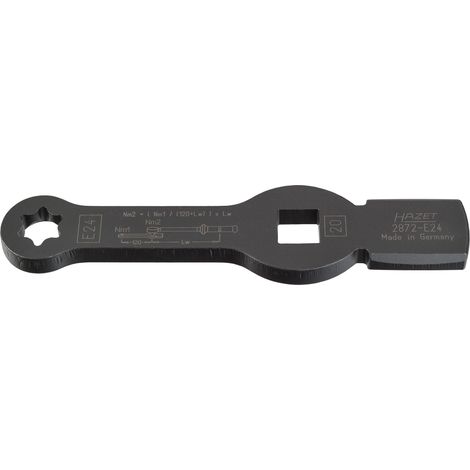 Herramienta manual Hazet 2872 E24 metal 219 milímetros
