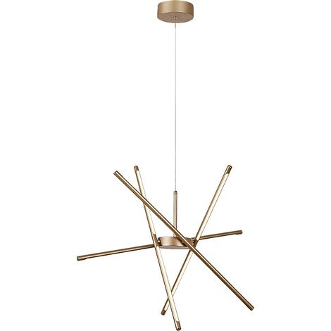 Lampada sospensione Rabalux Henli2 LED 40W oro 3000K (1/5)