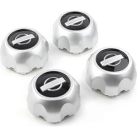 enjoliveurs de centre de roue chromés avec logo N40315-89P15 compatibles avec Nissan Pathfinder Xterra Navara Frontier Pickup 1996-99 N001.