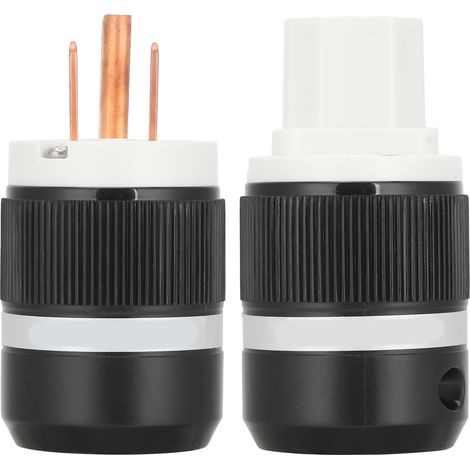 Monosaudio M130/F130 2 reine Kupfer-Audio-Strombuchsen für HiFi-Verstärker, 100–250 V, US-Stecker (1/5)