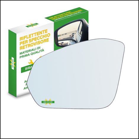 Vetro specchio retrovisore lato sx-guidatore per skoda fabia iv (pj3) dal 2021&g