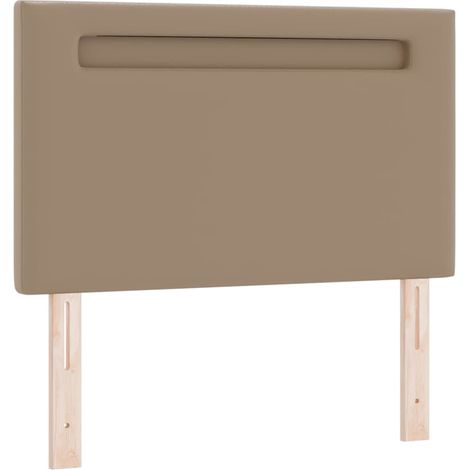 Tête de lit,Panneau décoratif avec des lumières à LED Cappuccino 100 cm PVC CFW6027461 (1/5)