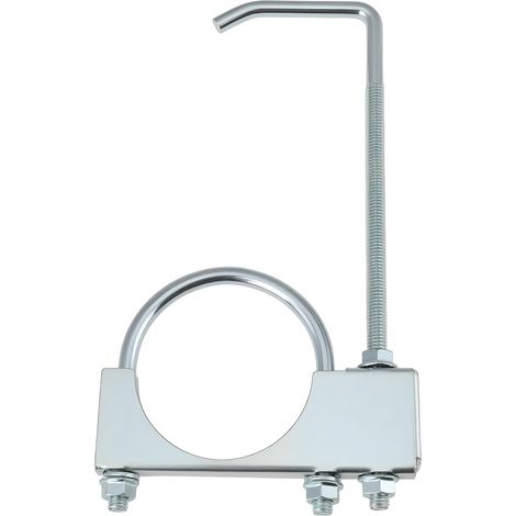 Collier de Serrage d'échappement 3 Pouces Sur Cintre 142 X 80 X 250 Mm pour Tuyau d'échappement de 65 à 76,5 Mm (1/5)