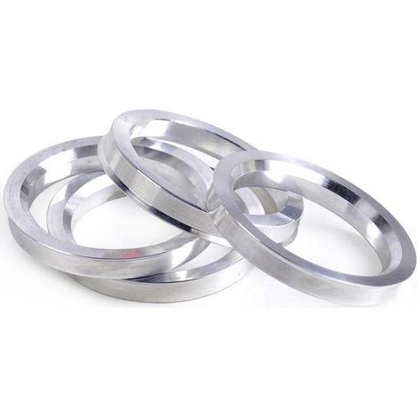 4 Bagues de centrage Alu - Ext 74.1- Int 58.1 - Aluminium