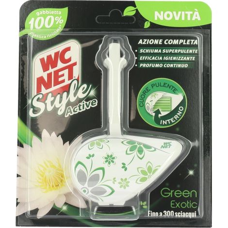 WC NET STYLE ACTIVE TAVOLETTA GREEN EXOTIC AD AZIONE COMPLETA (1/4)