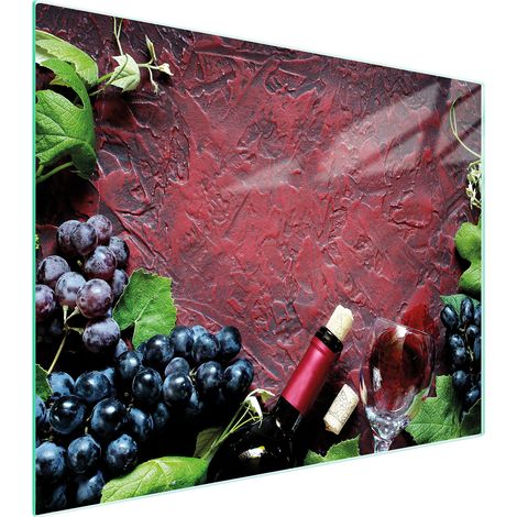 Glasschneidebrett 52x40 Wein (1/5)
