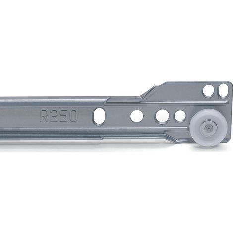Guia Omge Bruno R.4001-30 Gris - BRUNO - Jgo. Guías metálicas grises para cajón con caída de fabricación italiana (1/3)