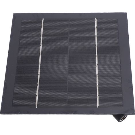 Ortviai Panneau Solaire 5 W 5 V pour Chargeur Extérieur – Silicium Polycristallin, Léger et Portable