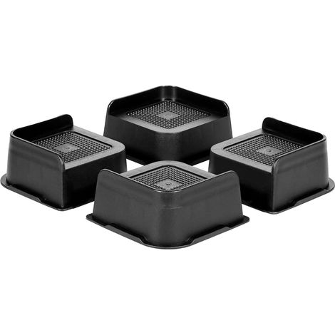Rehausseur Pieds de Lit Rehausseur Meuble 5 CM, pour Pied de Table Lit Adulte Bureau Canapé (4 Pac) (1/5)