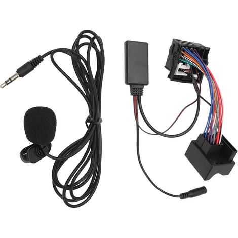 Adaptateur autoradio 12 broches Bluetooth 5.0 stéréo câble auxiliaire pour W169 W245 W203 W209 W164 (1/5)