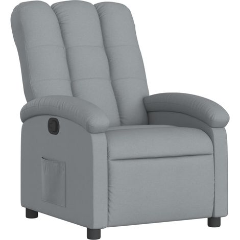 Maison Exclusive - Relaxsessel Hellgrau Stoff
