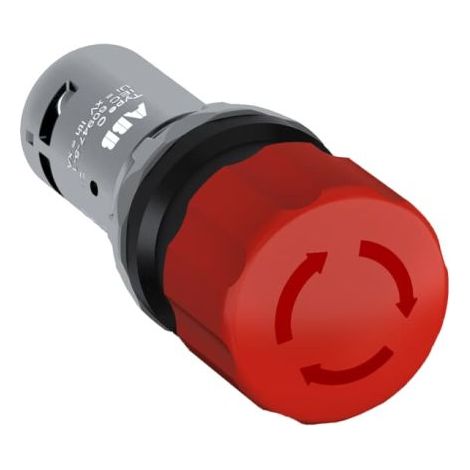Bouton d'arrêt d'urgence ABB Compact, Montage panneau ( Prix pour 1 )