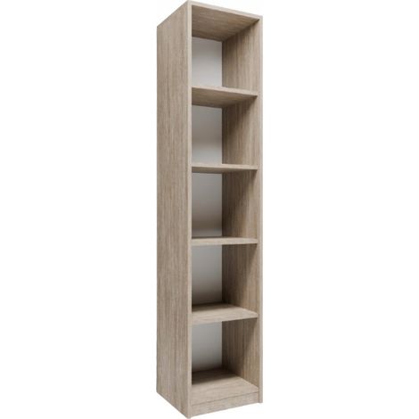 Bibliothèque - Étagères Réglables - 180cm x 39cm x 35cm - Chêne Sonoma (1/3)