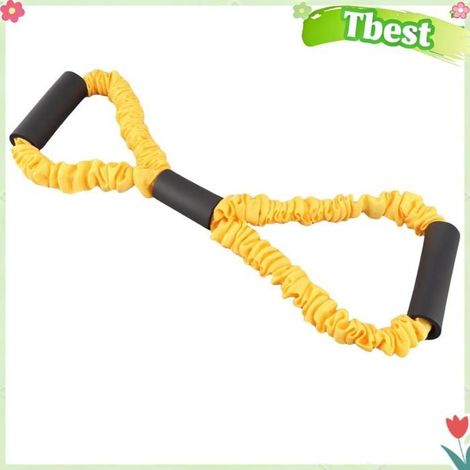 Tbest Bandes de résistance de fitness avec poignées Corde de résistance à l'exercice, équipement de manutention elingue (1/5)
