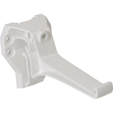 Nicoll – Crochet bandeau gouttière ovation 28 blanc – Raccord en PVC pour fixation invisible – Compatible avec gouttières Ovation LG28