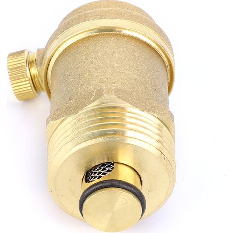 Soufflet d'air automatique pour climatisation, valve à aiguille en laiton, purgeur fileté 5/4 pouce, évacuation d'air, accessoire CVC. (1/5)
