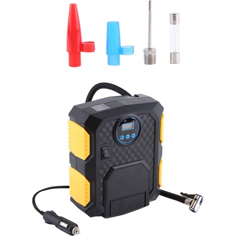 Gonfleur de pneus numérique 12 V pour voiture, camionnette et vélo - Compresseur d'air électrique (1/5)