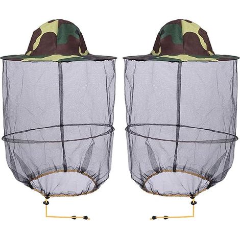 Cappello con velo da apicoltore, costume, cappello con rete per zanzare per la testa, cappelli in rete anti-zanzare, maschera, berretto (1/5)