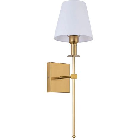 Applique murale LED, finition dorée, télécommande, pour chambre, couloir, escalier, salon ou salle de bain.-AquaForge (1/5)