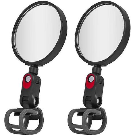 Specchietto laterale per monopattini Ninebot ZT3 Pro GT3 G3 G2 G30 F3 Pro E3 E2 Pro, con design a specchio convesso girevole a 360°. (1/5)