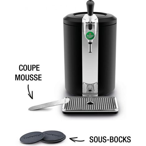 Krups Macchina per birra Compact Nera Beertender 5L