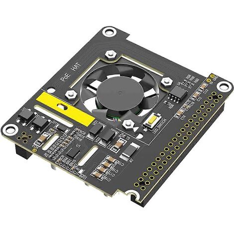 5-poliges 802.3af/At PoE-Ethernet-Netzteilmodul mit Lüfter und RGB-Beleuchtung (1/5)