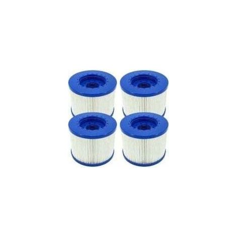 Filterkartusche mit unendlichem Gewinde für aufblasbare Whirlpools, 60-mm-Gewinde, kompatibel mit Cosy Spa, Clever Spa und anderen Marken, 4er-Pack (1/4)