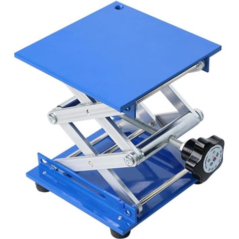 200 x 200 cm Laboratory Lift Platform, Aluminium Lifting Instrument, Height Extendable from 80 mm to 326 mm, Weight 20 kg (1/5)